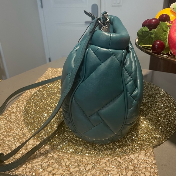 Kurt Geiger blue leather quilted bag - Picture 9 of 16